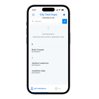 Frictionless Event Check In