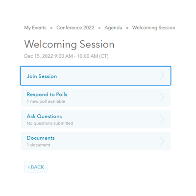 Session & Workshop Check-In Management