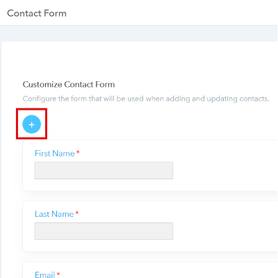 Add Fields
											to Your Contact Form