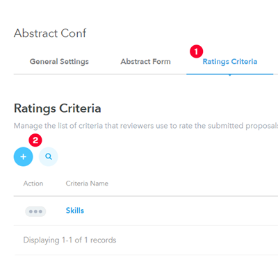 Ratings Criteria