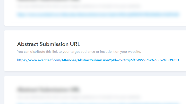Abstract Submission URL