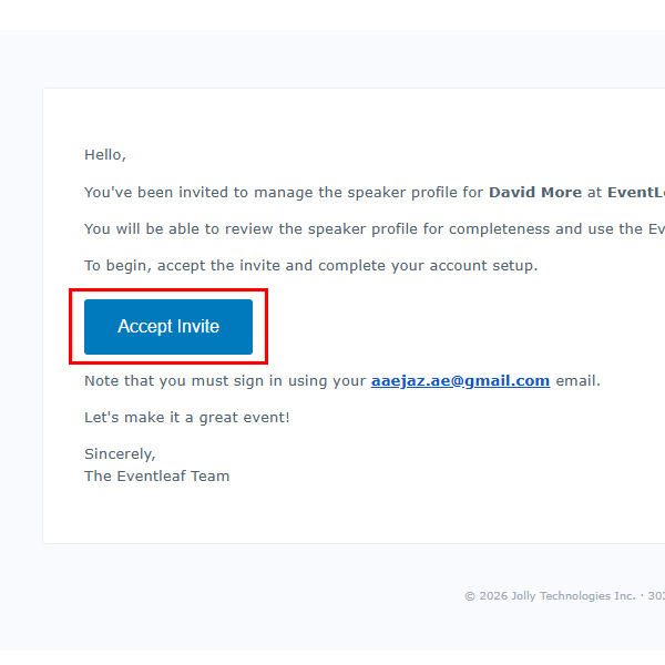 Configure the header for the feedback form