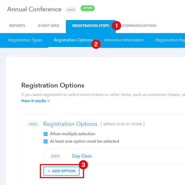 Add the corresponding registration option